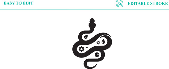 Obraz premium Abstract circular shape with segment gaps representing loading or progress indicator divided into sections with editable stroke and easy to edit transparent background for graphic design.