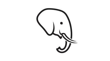 Dolphin icon with simple black line art, cartoon style illustration and minimal decorative outline on white background featuring sea mammal, marine © Moinul