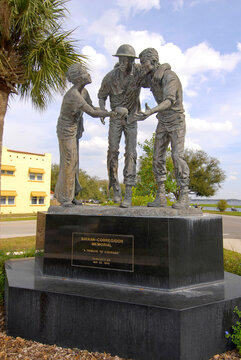 Bataan Corregidor World War II 2 Memorial in Historic downtown Kissimmee Florida FL . 05.01.26