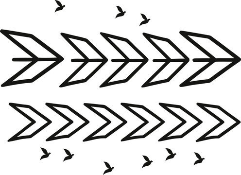 Black chevron zigzag pattern background