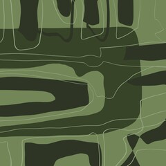 Abstract image for printing. Picture for modern interiors. The picture is painted by hand on a tablet. © neurostructure