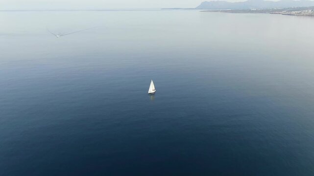 Aerial view of Chania town and lighthouse