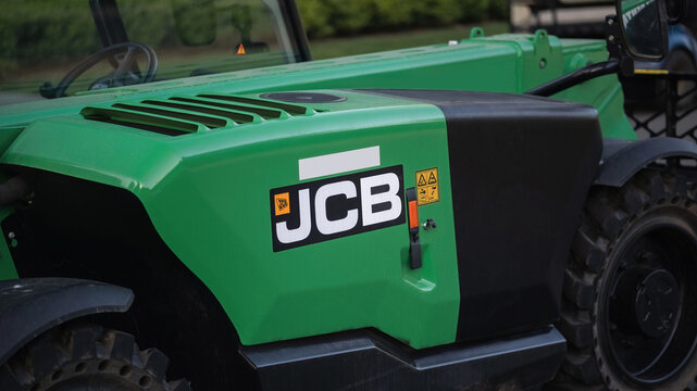 JCB-J.C. Bamford Excavators Limited, is a British multinational manufacturer of industrial equipment. Taken at Durham NC USA on April 2026.