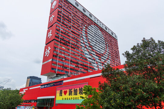 Various views of Chinatown in Singapore 