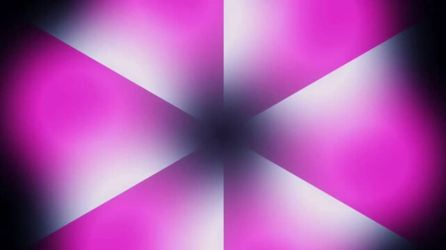 This abstract background video features a six-pointed star-shaped lighting effect that pulsates rhythmically.