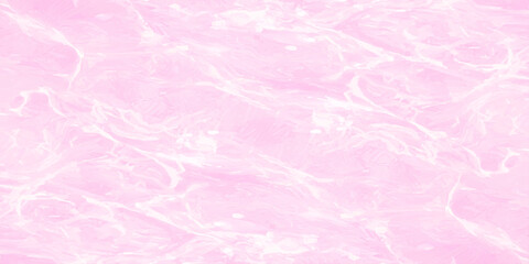 Fototapeta premium Abstract pink water ripples background with soft white light caustics and fluid wavy texture in pastel rose tones