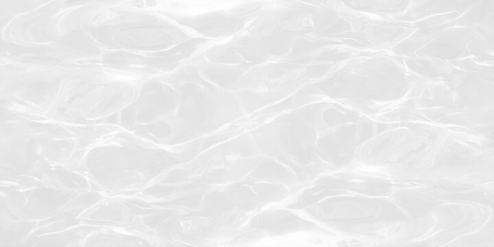 Abstract white water ripple texture background with soft light caustics and wave lines
