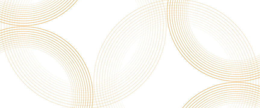 Abstract geometric modern line concentric circles overlapping waves curves technology pattern vector