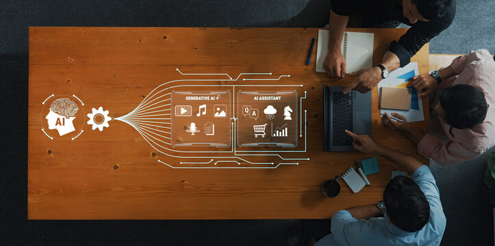 Team Collaboration on Artificial Intelligence Development with Workflow Visualization and Brainstorming Concepts Fluxor.
