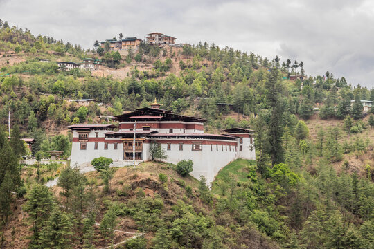 Simtokha Dzong Buddhist monastery and fortress near Thimphu, Bhutan