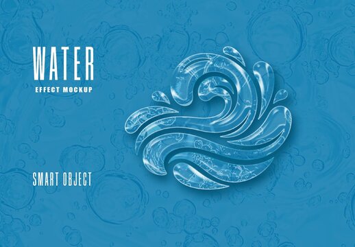Water Effect Mockup