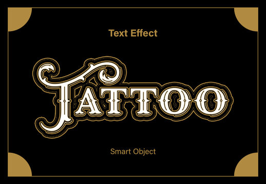 Tattoo Text Effect