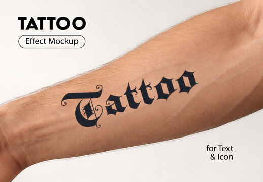 Tattoo Effect Mockup