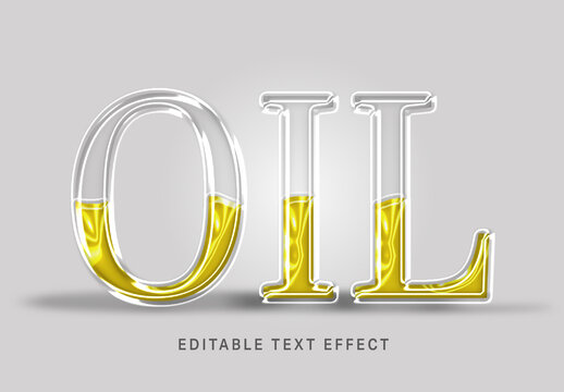 Oil Text Effect