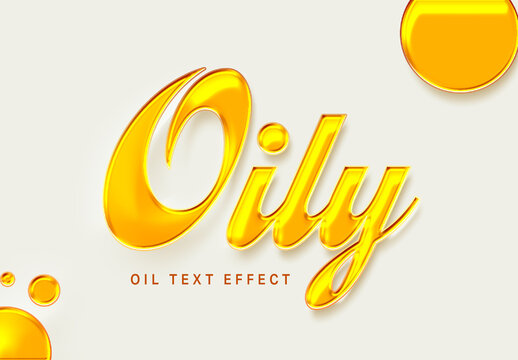 Oil Script Text Effect