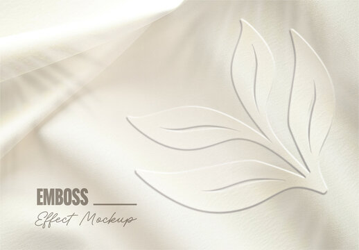 Emboss Effect Mockup