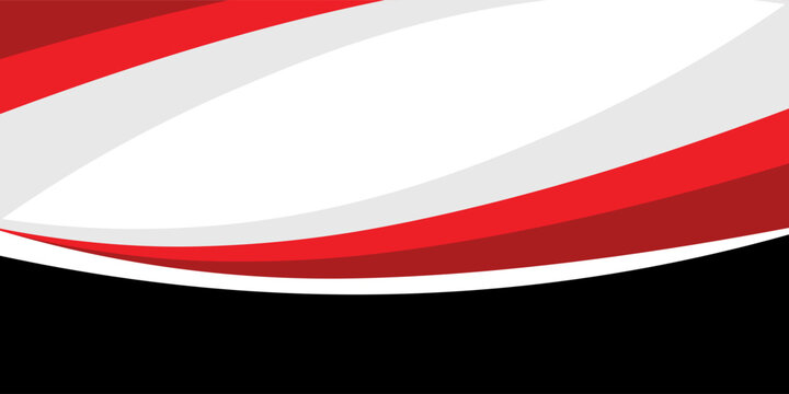 abstract red and blak business banner background with dynamic curves composition