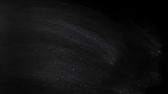 Blackboard Background with Chalk Dust Particles Texture for Education or Presentation Design and Overlay with Dark