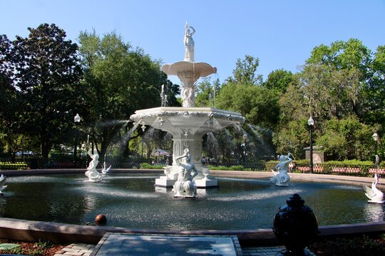 Forsyth Park Fountain, Savannah Georgia 