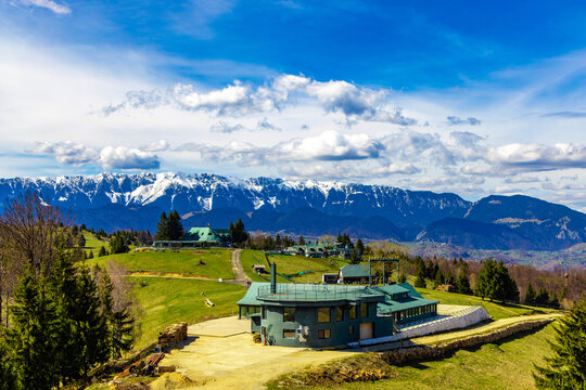 Landscape from the Transylvanian Amphitheater in the Bucegi Mountains - Romania