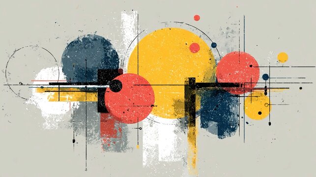 Abstract hypothesis - Abstract predictive forms, conceptual proposed idea, visual energy alignment, dynamic composition, minimalistic representation, expressive symbolic conceptual theory.