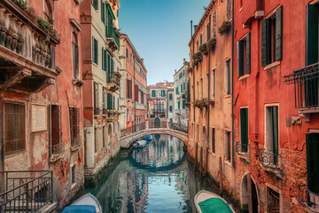 Canal in Venice, Italy © adisa