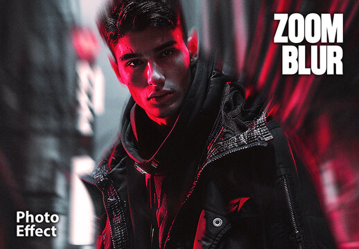 Zoom Blur Photo Effect