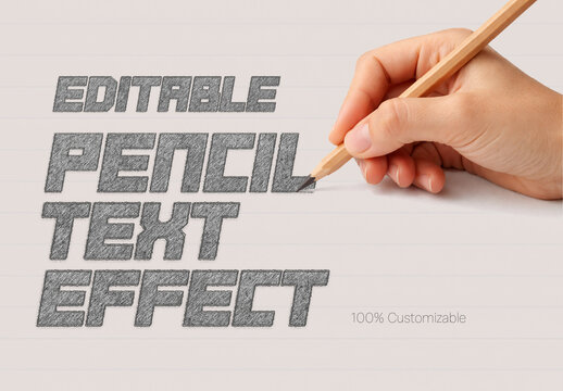 Pencil Text Effect