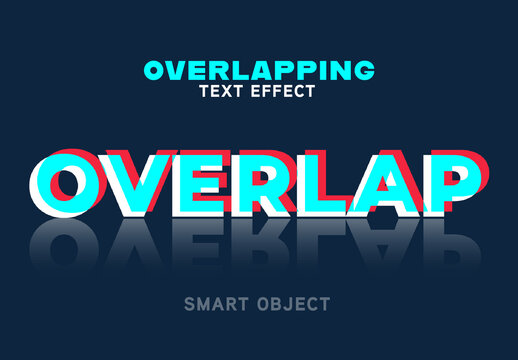 Overlapping Text Effect