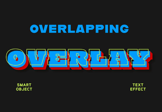 Overlapping Text Effect