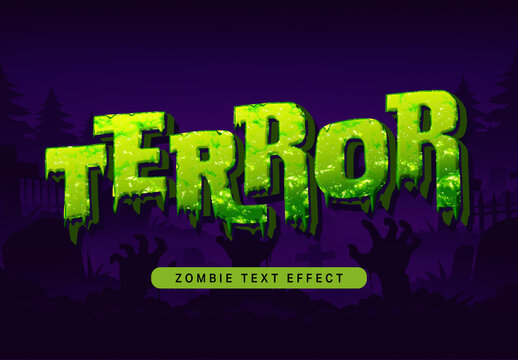 Zombie Text Effect