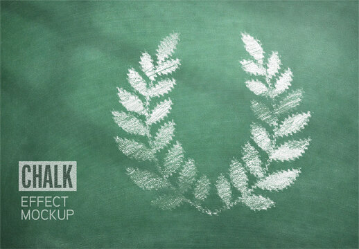 Chalk Effect Mockup