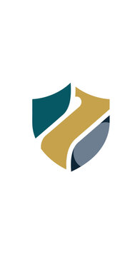 Shield logo design elements.