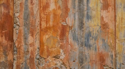 Fototapeta premium Weathered and Textured Metal Surface - A Study in Rust and Decay, Abstract Composition.