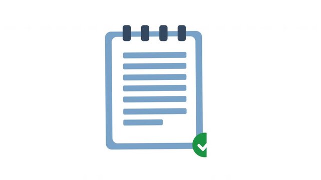 checklist animated icon