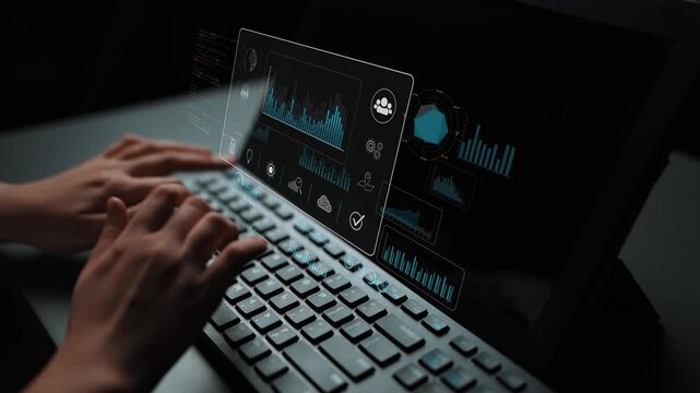 Data dashboard and analytics system supports business, analytics, and data insights through centralized charts, statistics, and monitoring interface Marrow