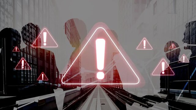 Cybersecurity alert warning showing red cyber for data breach, network threat, and cyber security system vulnerability with emphasis on security risk, caution, digital protection Marrow