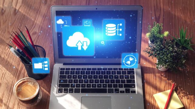 Cloud backup system connects devices through a secure data backup network. Data backup ensures protection, data backup reliability, and recovery. Gist