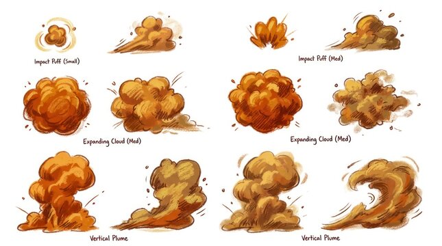 Explosions and Smoke Effects A Collection of Dynamic Visual Elements.