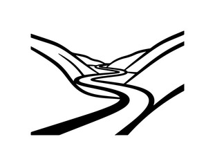 Fototapeta premium Abstract Roadway Vector Illustration