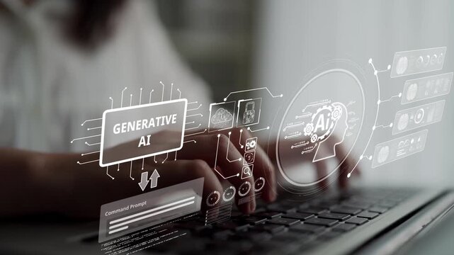 AI Assistant Brain Processor with LLM Technology, Big Data, Machine Learning, Generative AI for Business Support, Future Agentic AI Technology and Artificial Intelligence Prompt Engineering. Muxer