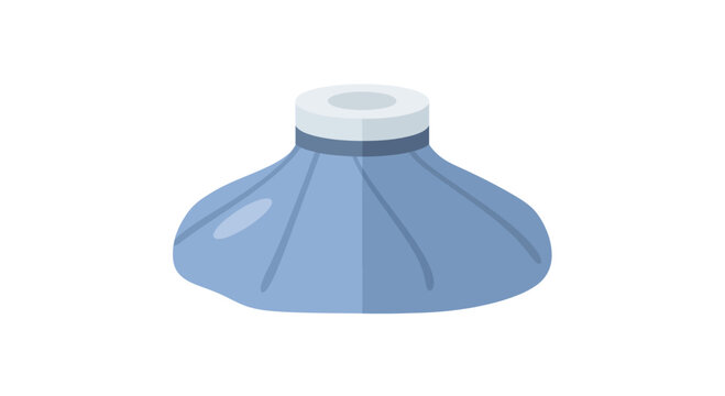 Blue Ice Bag for Cold Therapy and Pain Relief.