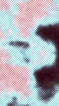 abstract halftone background vector