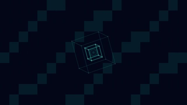Quantum Physics Particle Grid Fluctuation Loop