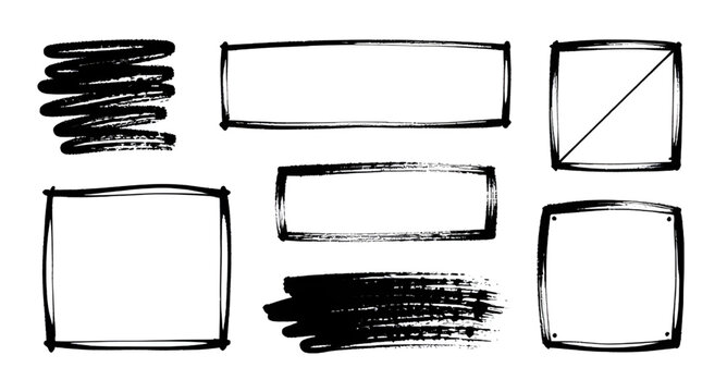 doodle, frame, border, brush, stroke, handdrawn, sketch, line, decorative, outline, design, scribble, artistic, element, graphic, vector, playful