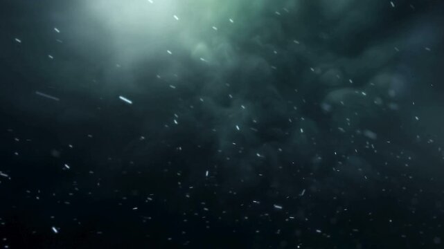 Particles Background Animation abstract background with shining bokeh sparkles smooth animation with central place for your logo