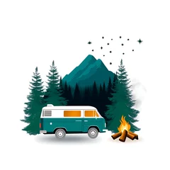 Car, VW bus, Beetle, Helicopter, Art, Image for Printing, with White Background, for Stickers, T-shirt Design, Cap, Mug, Flip-flop, Mousepad © LeoArtes