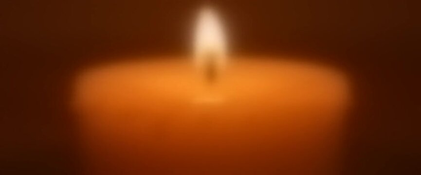 Warm Candle Light Blurred Background