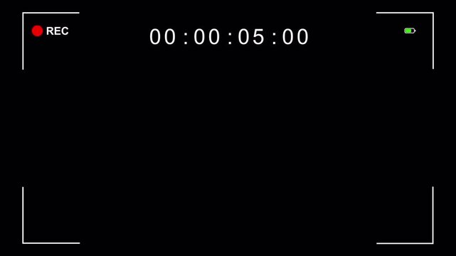 Camera Overlay Viewfinder Animation