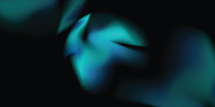 Abstract wave futuristic design of landing page. retro gradient mesh dark concept website design